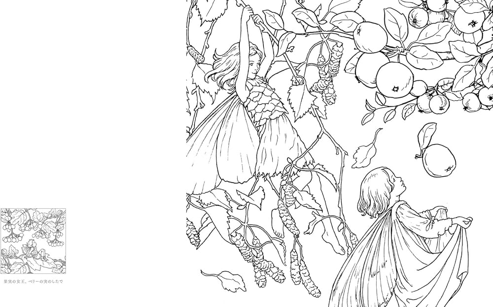 フラワーフェアリーズ 花の妖精たち 塗り絵ブック | シシリー