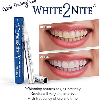 Amazon.com: White2nite Teeth Whitening Pen | Enamel Safe Natural