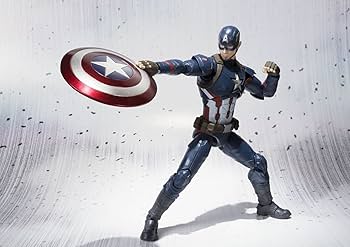Amazon.com: S.H. Figuarts - Civil War - Captain America : Toys & Games