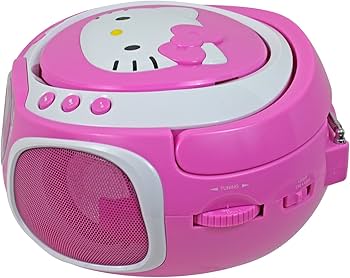 Amazon.co.jp: Hello Kitty CD Boombox with AM/FM Radio and LED