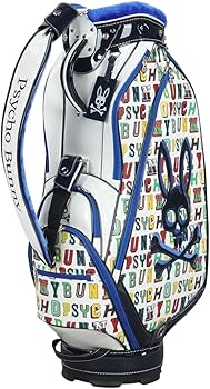Amazon.co.jp: [サイコバニー] ゴルフ キャディバッグ カート式 9型 5