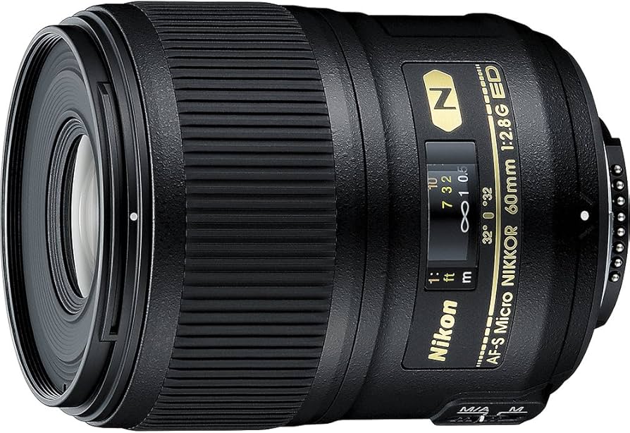 Nikon AF-S FX Micro-NIKKOR 60mm f/2.8G ED Fixed Zoom Lens with
