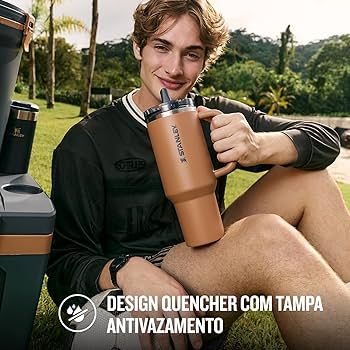 Stanley Quencher Térmico Protour Toast | 1,18L | Amazon.com.br