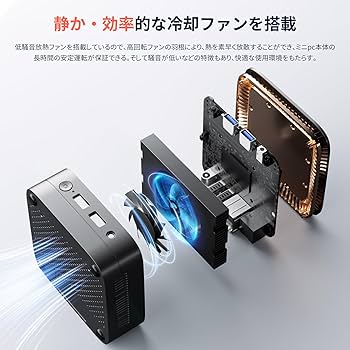 Amazon.co.jp: 【N150初登場・N97より高速】 ミニpc 最大3.60GHz WIFI6