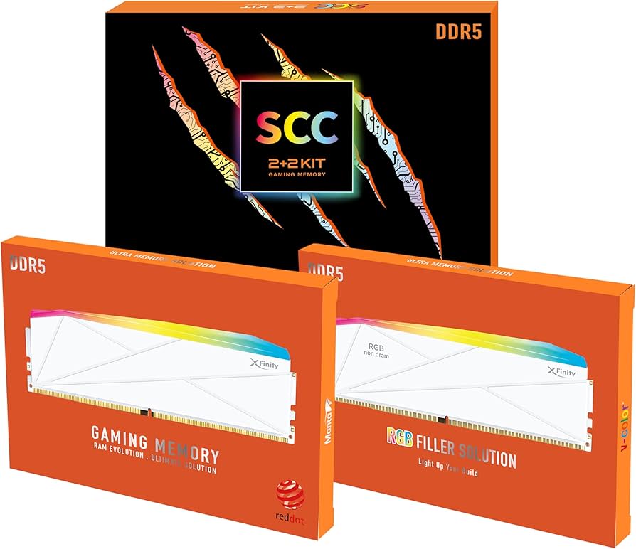 Amazon.co.jp: V-Color DDR5 SCCキット 2+2 Manta XFinity 32GB (16GB