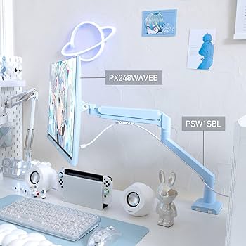 Amazon.co.jp: Pixio PX248 Wave Pastel Blue ゲーミングモニター