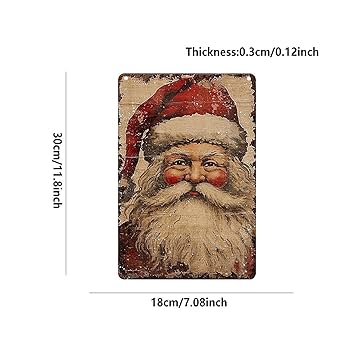 Amazon.co.jp: Keloglu サンタのドアサイン、クリスマスのドアサイン