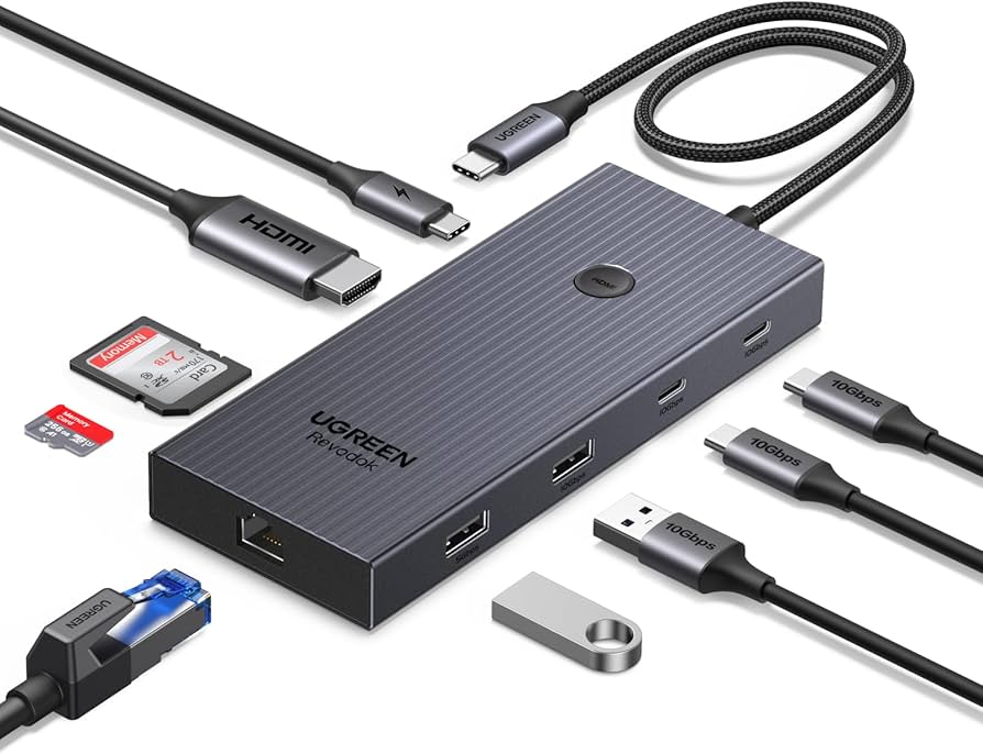 Amazon.com: UGREEN Revodok Pro 9 in 1 USB C Hub Gigabit Ethernet
