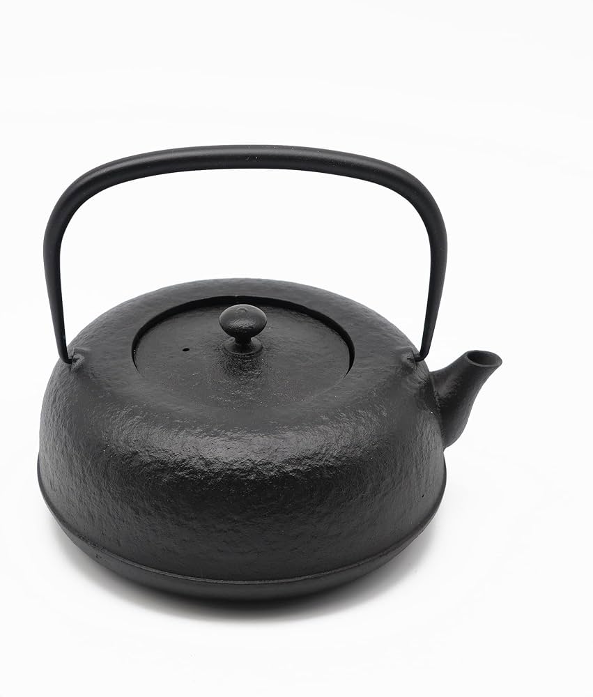 Amazon | 木屋 鉄瓶 水沢姥口 焼付漆 1.5L 日本製 IH200V対応 | 木屋