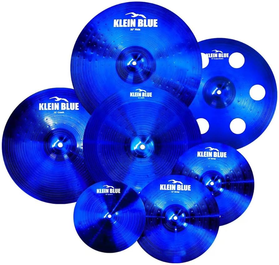 Amazon.com: PLADRUBO Titanium Color Cymbals Set – 7-Piece Drum