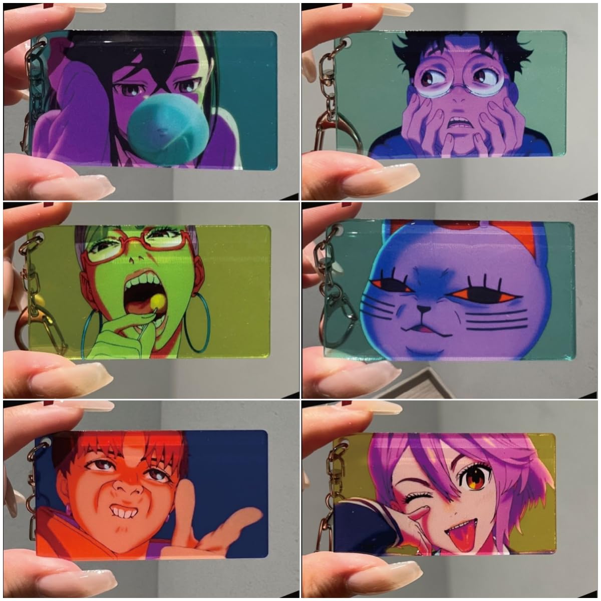 Amazon.co.jp: ダンダダン キーホルダー 綾瀬桃 高倉健 ターボババア