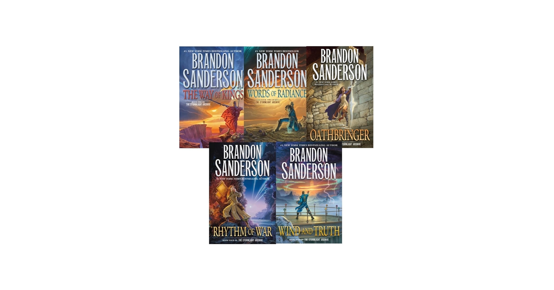 Amazon.com: The Stormlight Archive Series 5 Books Set Hardcover