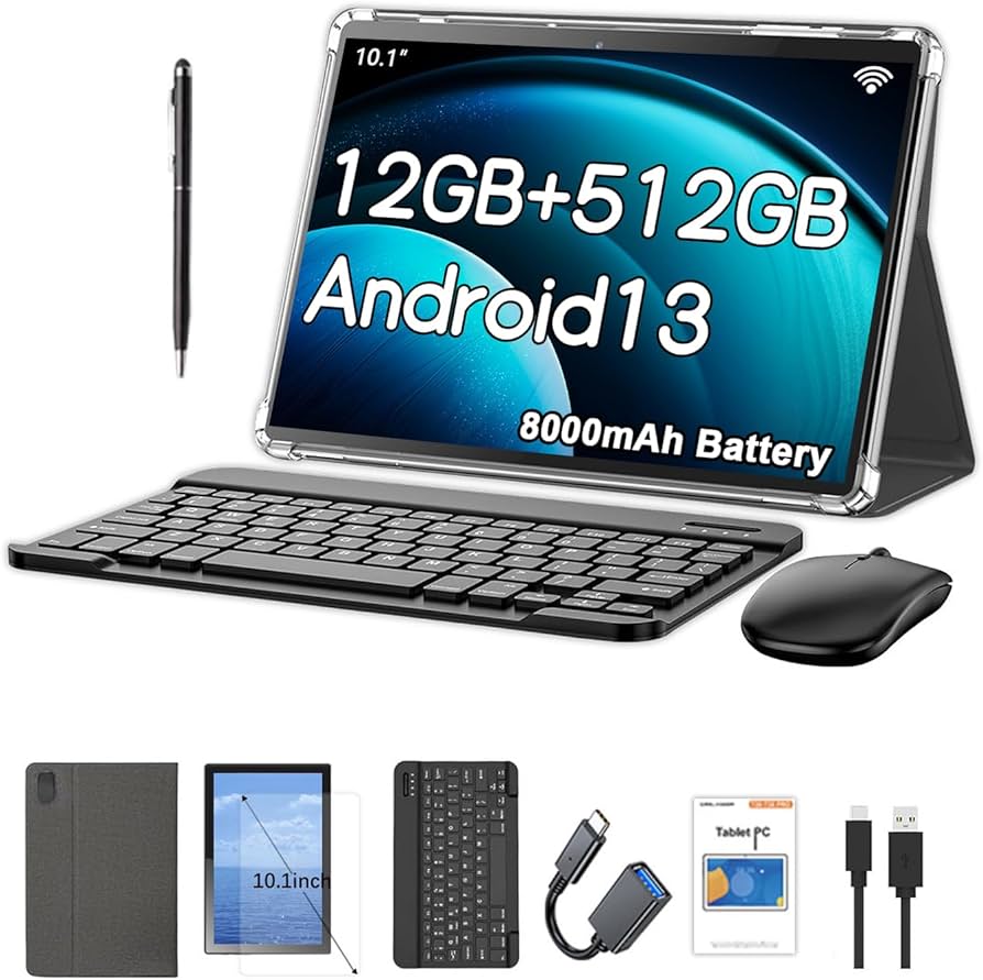 Amazon.com : Crelander 10.1 Inch Android 13 Tablet with SIM Card