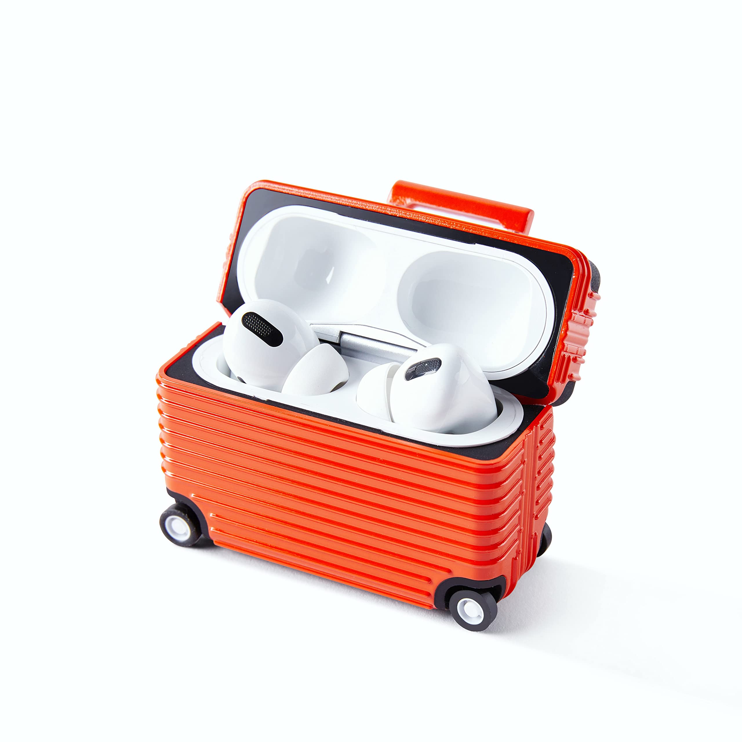 Amazon | Airpods用ケース スーツケース トランクデザイン Airpods