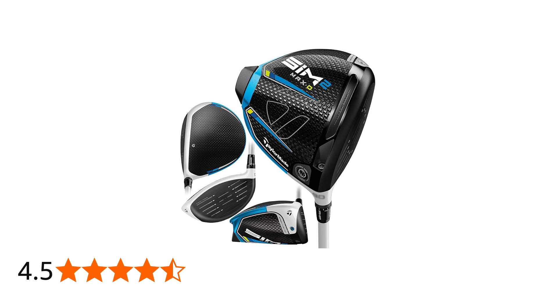TaylorMade SIM 2 Max Driver Mens Right Hand Graphite Regular 10.5