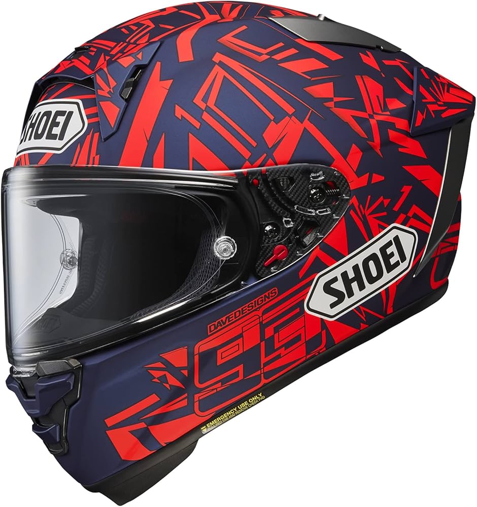 Amazon.com: Shoei X-Fifteen Marquez Dazzle Full Face Motorcycle