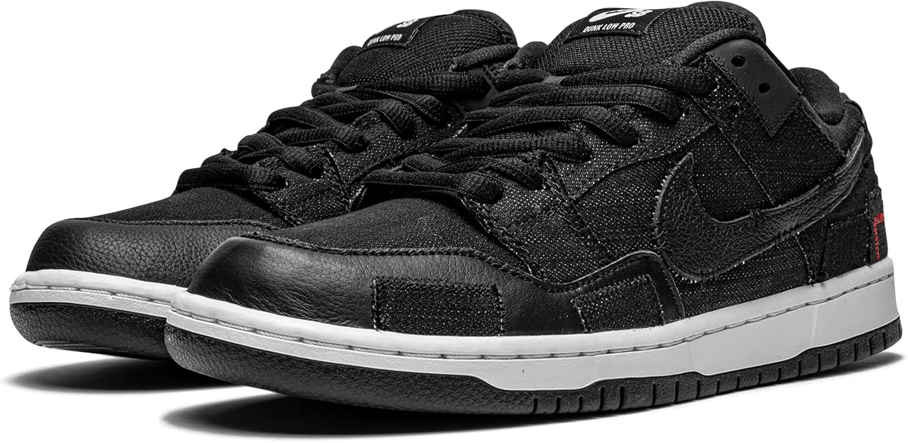 Men's) Nike SB Dunk Low Pro QS x Wasted Youth 'Black Denim