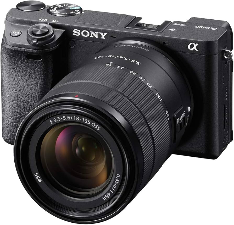 Amazon.com : Sony a6400 4K Mirrorless Camera with 18-135mm F3.5