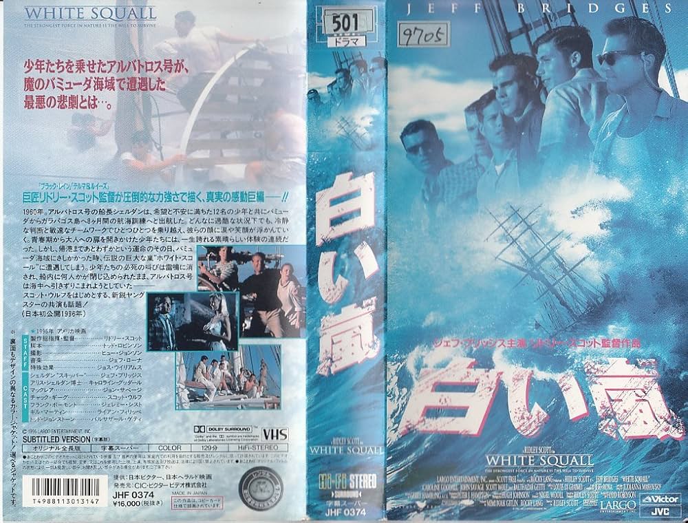 Amazon.co.jp: 白い嵐【字幕版】 [VHS] : ジェフ・ブリッジズ