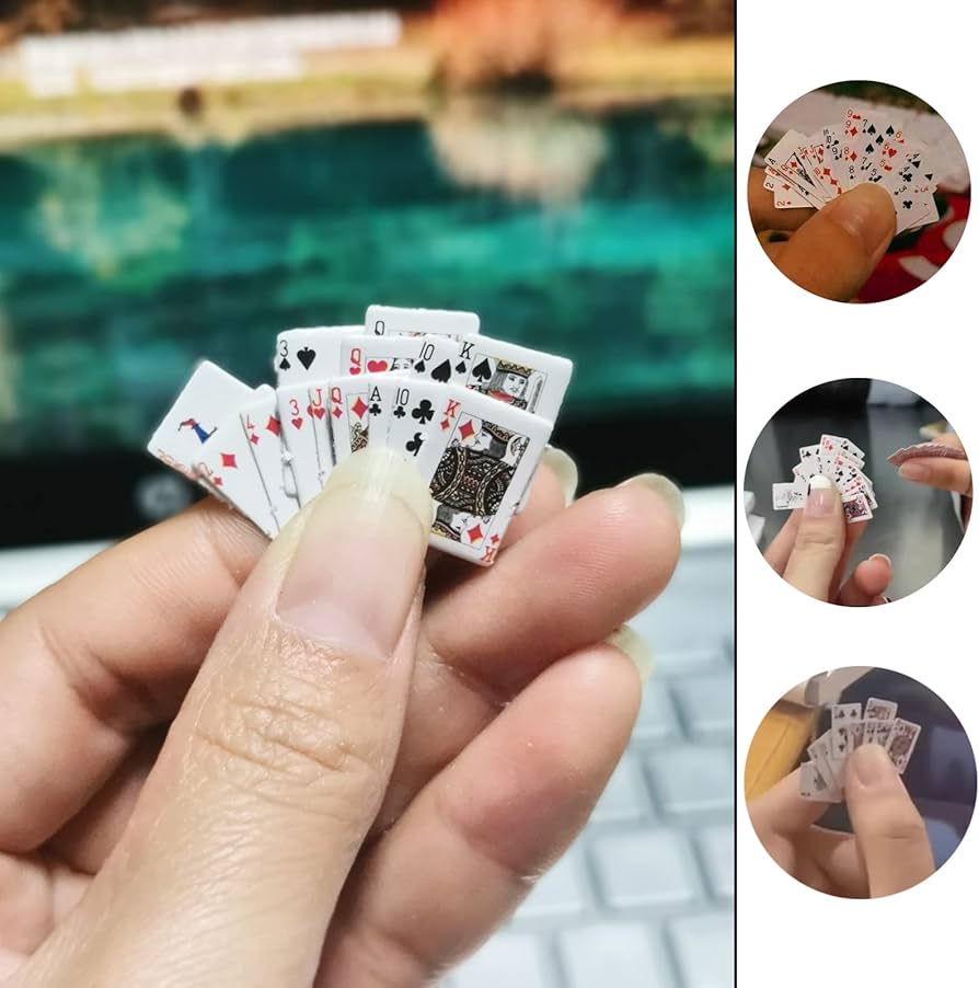 Amazon.co.jp: DY.2ten 54枚 ミニトランプ 超 極小 トランプ ミニ 1.5