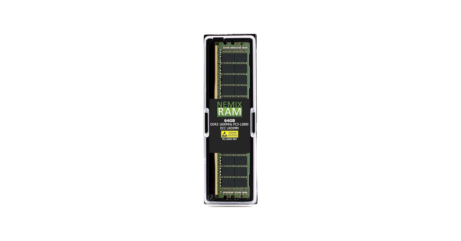 Amazon | NEMIX RAM 64GB (1X64GB) DDR3 1600MHZ PC3-12800 8Rx4 1.5V