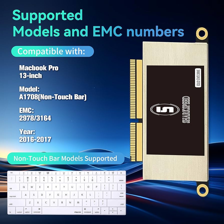 Amazon.com: S SHARKSPEED SSD 512GB for Upgrade Apple MacBook Pro