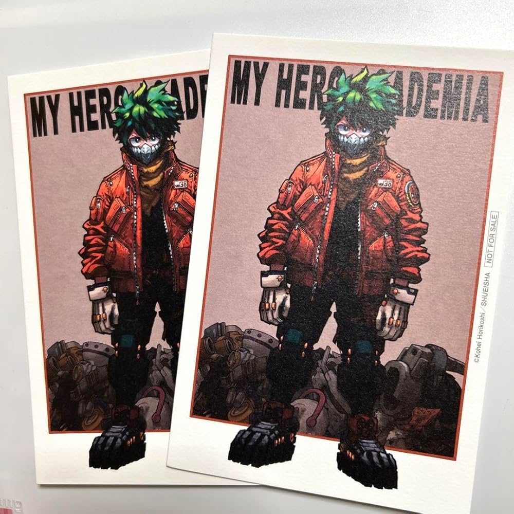 Amazon | 【2枚セット】ヒロアカ 38巻 特典 緑谷出久 デク ポスト