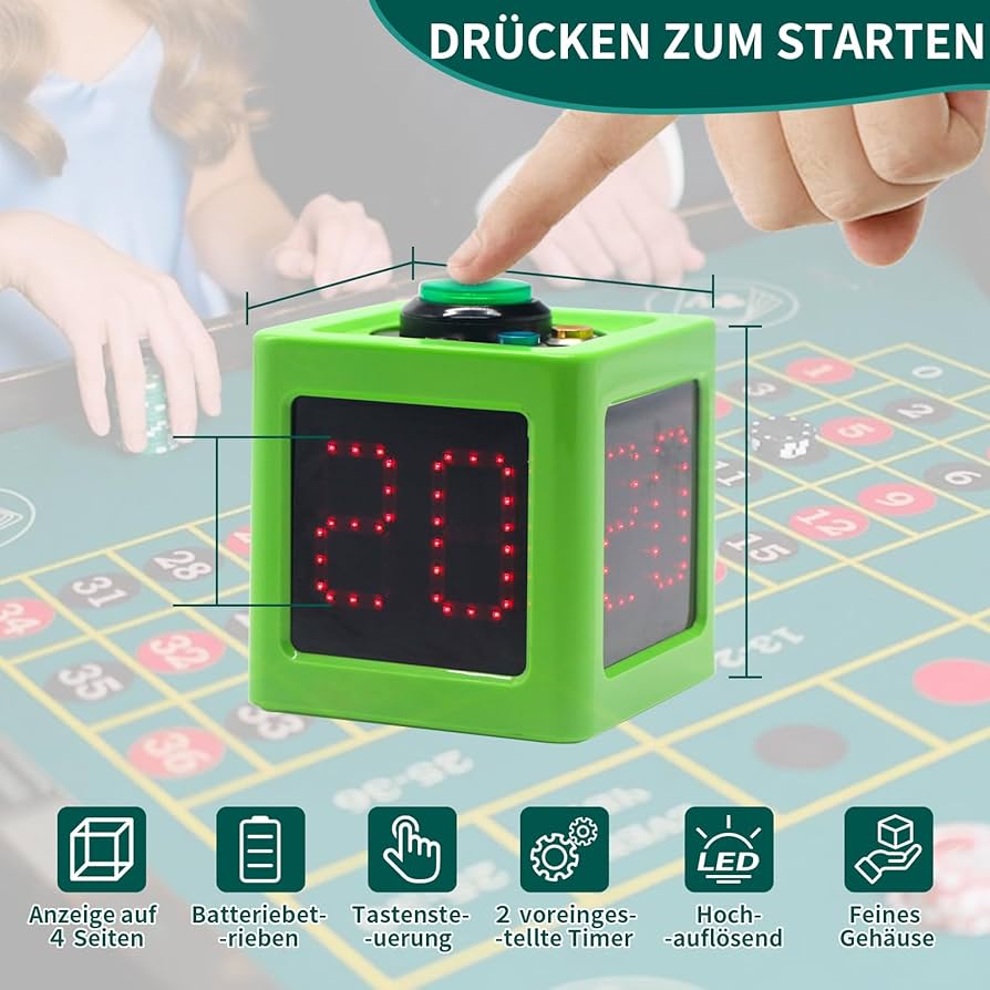 Amazon.co.jp: GANXIN ポーカーショットクロック 秒カウントダウン