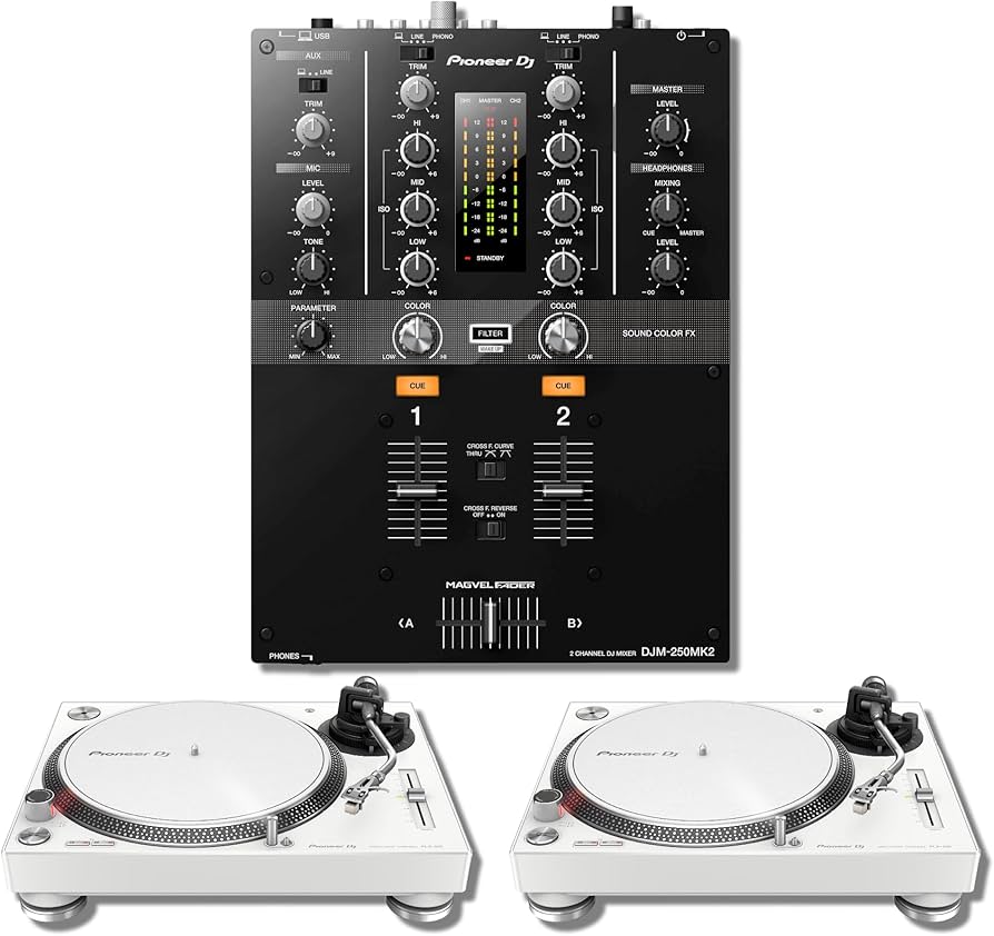 Amazon.com: Pioneer DJM-250MK2 2-channel DJ Mixer with Pioneer PLX