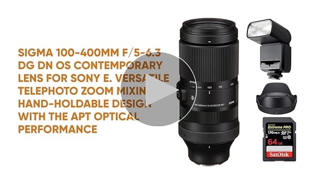 Amazon.com : Sigma 100-400mm f/5-6.3 DG DN OS Contemporary Lens