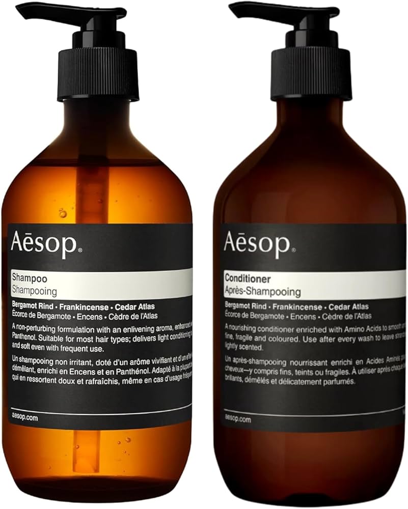 Amazon.com : Aesop Shampoo & Conditioner Set | Hydrates, Softens