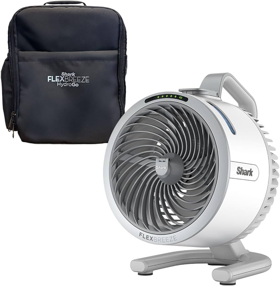 Amazon.com: Shark FlexBreeze HydroGo Fan & Travel Bag — Ultra