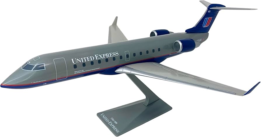 Amazon.com: Flight Miniatures Air Wisconsin United CRJ200 1:100