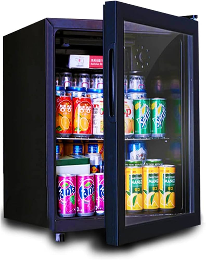 Amazon | 小型シングルドア小型冷蔵庫ホームオフィス業務用冷蔵庫