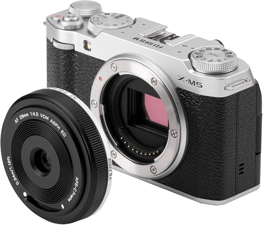 VILTROX 28mm F4.5 Pancake Lens for Fujifilm X, Auto Fcous APS-C