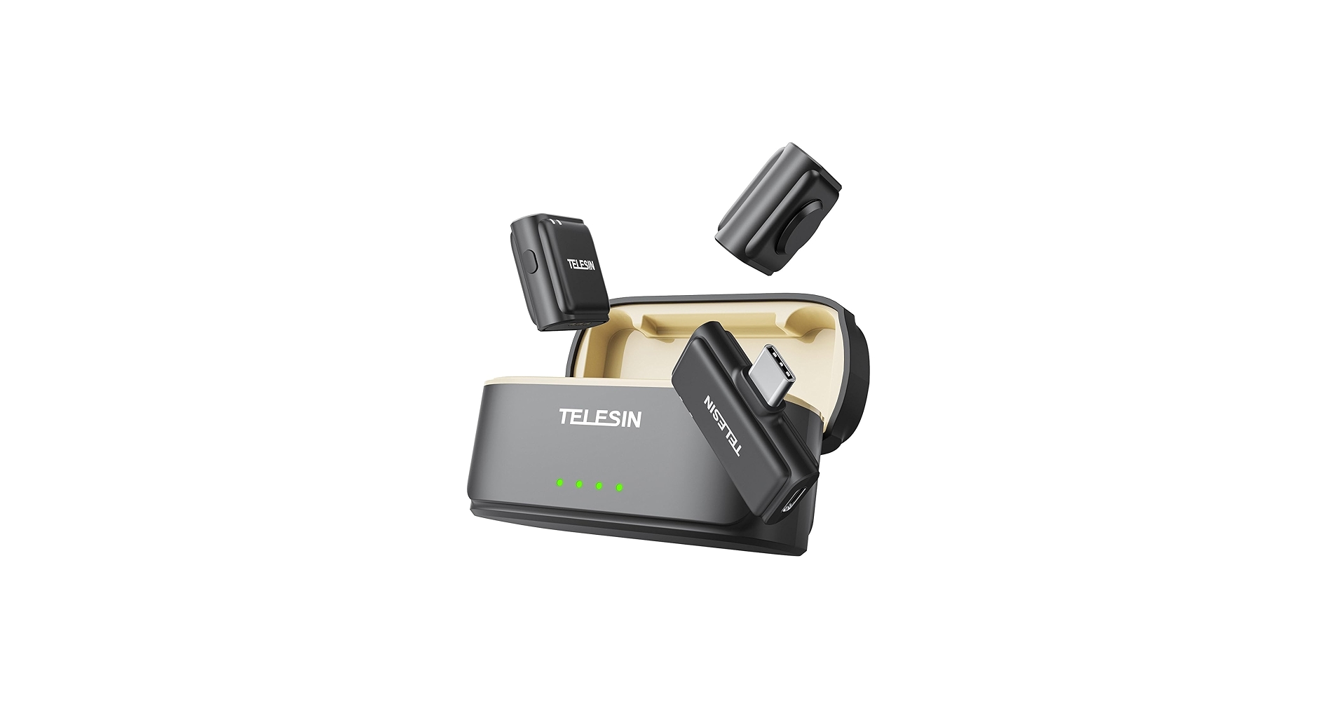 Amazon.com: TELESIN°Wireless Lavalier Microphone with Charging