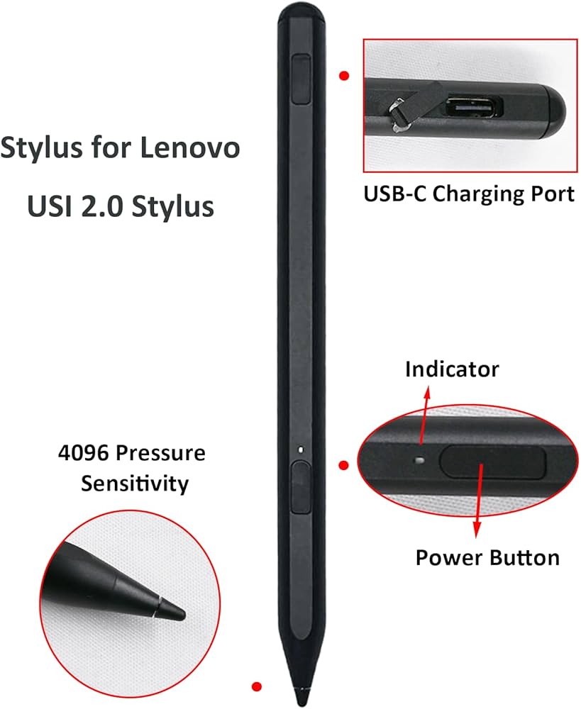 Amazon.co.jp: U1ペンは、Lenovo USI 2.0スタイラス、Lenovo IdeaPad
