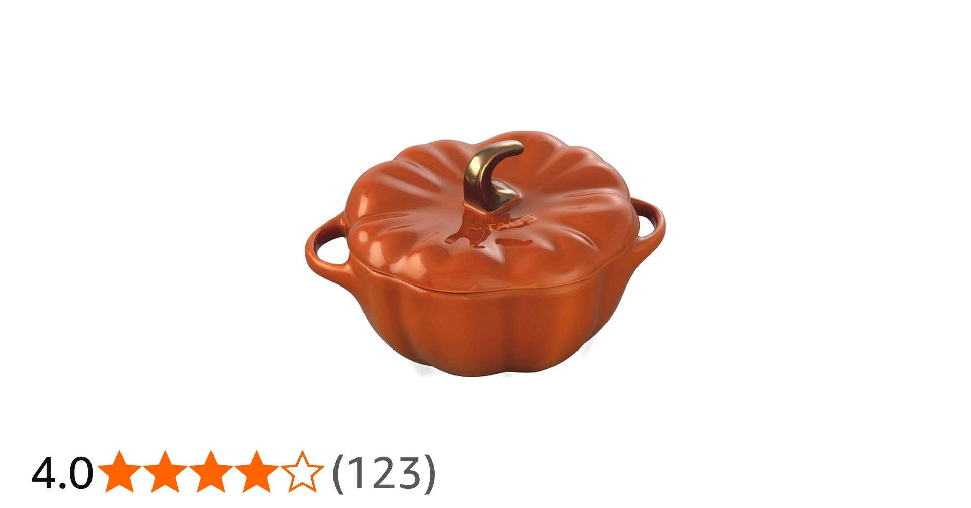 Amazon｜staub ストウブ 「 パンプキン ココット シナモン 15cm 0.68ml