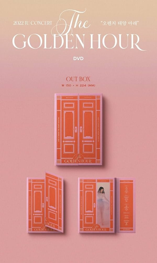 IU - IU 2022 CONCERT THE GOLDEN HOUR : UNDER THE ORANGE SUN DVD K
