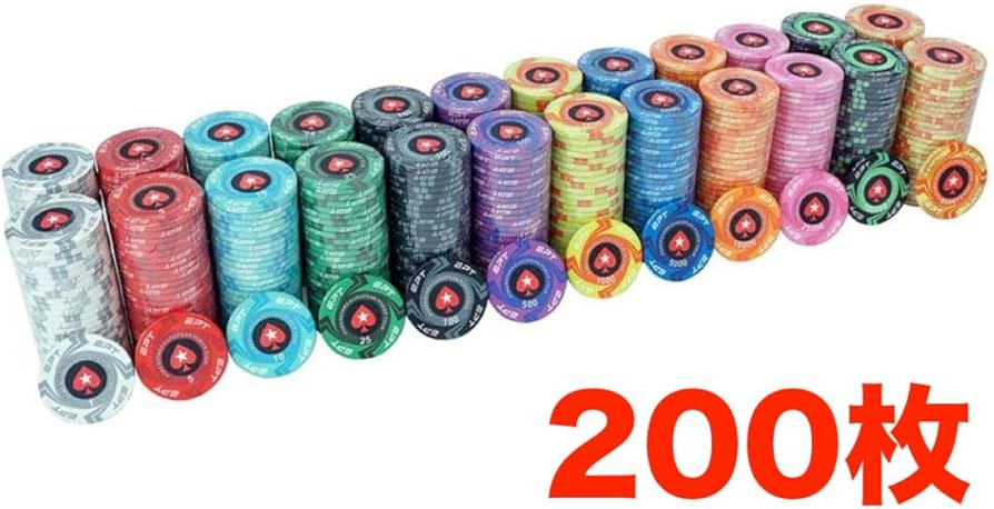 Amazon | EPT ポーカーチップ 200枚 | カジノチップ | おもちゃ