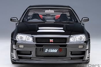 Amazon.com: AUTOart 1/18 Nismo R34 GT-R Z-tune Black Pearl