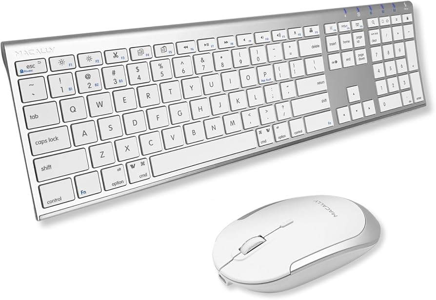 Amazon.com: Macally Premium Bluetooth Keyboard and Mouse for Mac