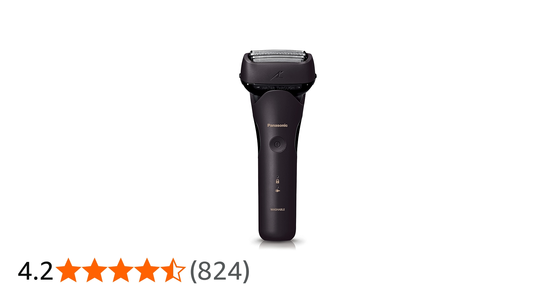 Amazon | パナソニック メンズシェーバー ラムダッシュ 3枚刃 茶 充電
