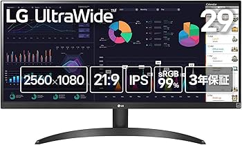 Amazon.co.jp: LG モニター ディスプレイ 平面 29WQ500-B 29インチ