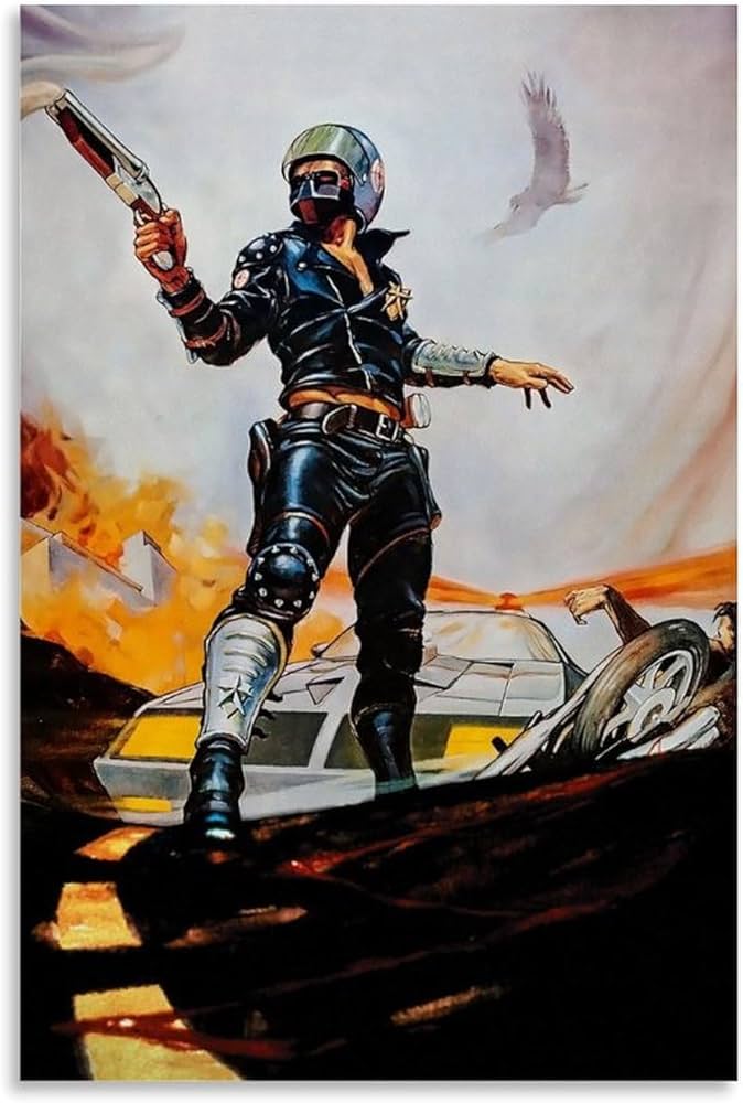 Amazon.co.jp: 名作映画『マッドマックス』1979年のポスター ポスター