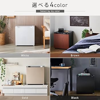 Amazon | アイリスプラザ 冷凍庫 31L ブラック 幅47cm PF-A31FD-B 直冷