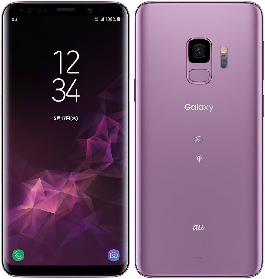 Amazon.co.jp: Samsung Galaxy S9 SCV38 Lilac Purple : Electronics