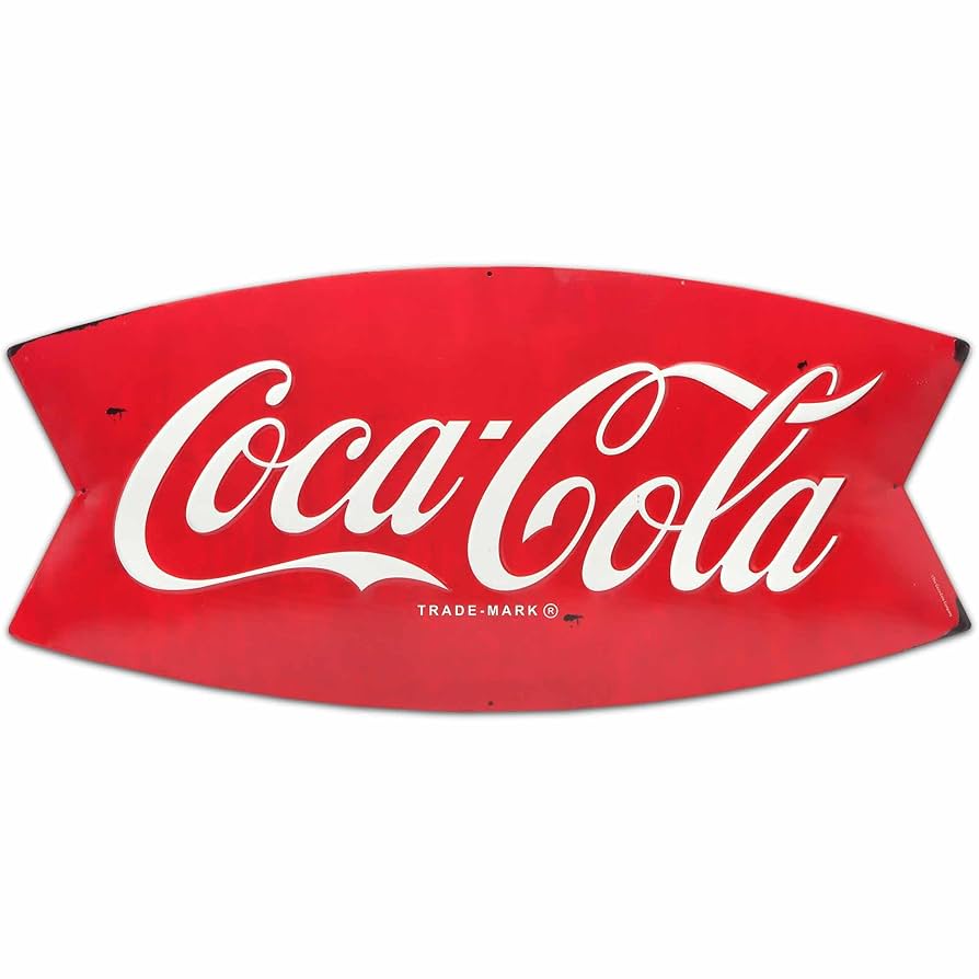 Amazon.co.jp: Open Road Brands Coca-Cola アンティーク調バナー