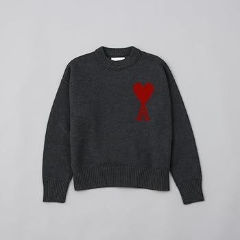Amazon.co.jp: [AMI PARIS] [アミ パリス]ニット セーター RED ADC