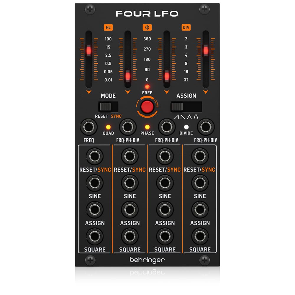 Amazon.com: Behringer FOUR LFO Quad LFO with Assignable Waveforms